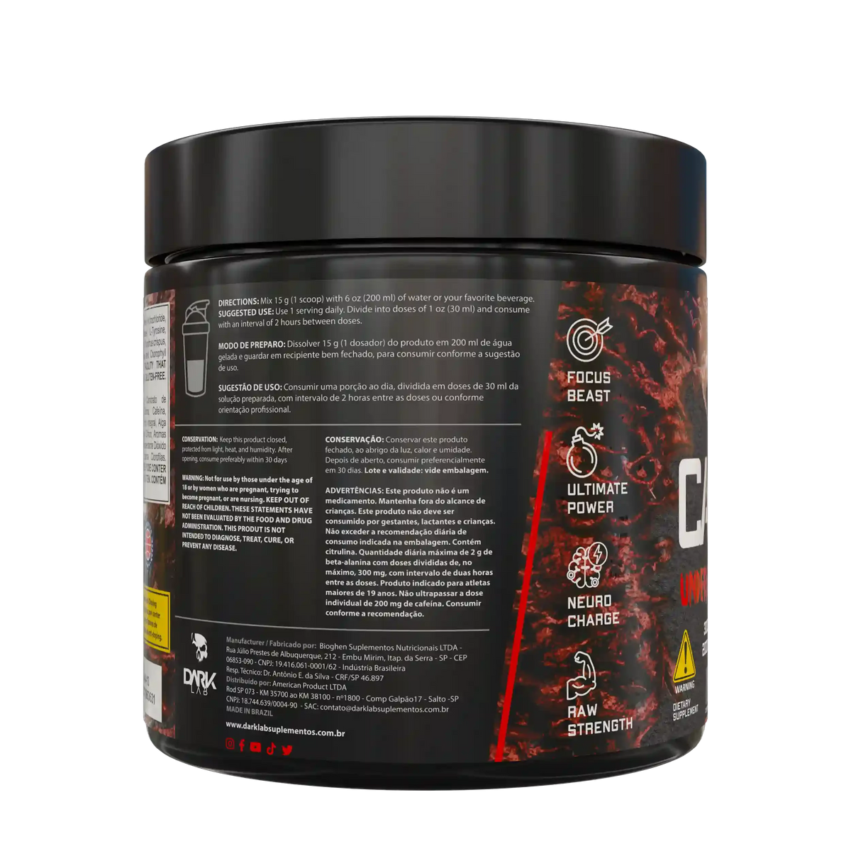 Carnage Underground Pre Workout 450g