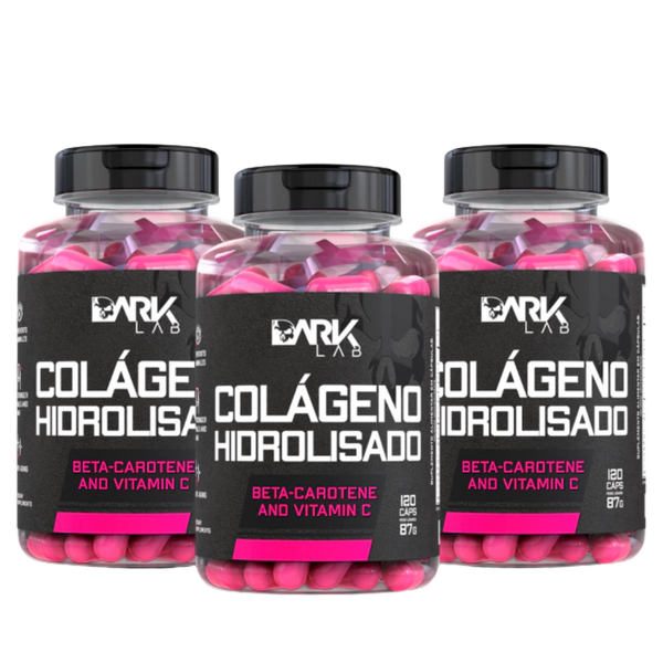 Kit 3 Colágeno Hidrolisado 120 Cápsulas
