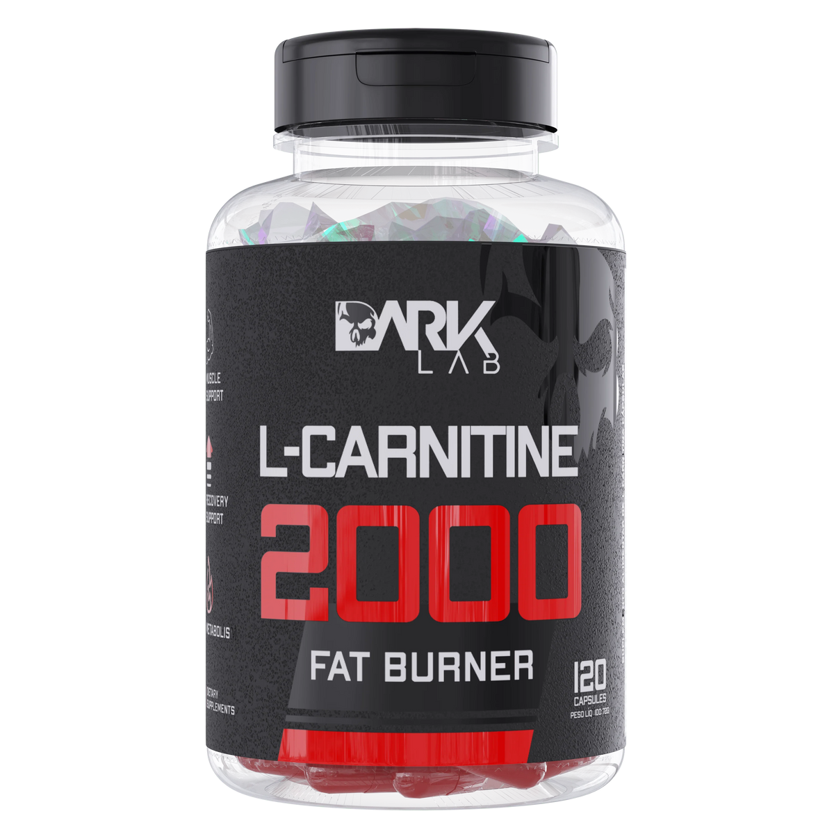 L-carnitina 2000mg 120 Cápsulas