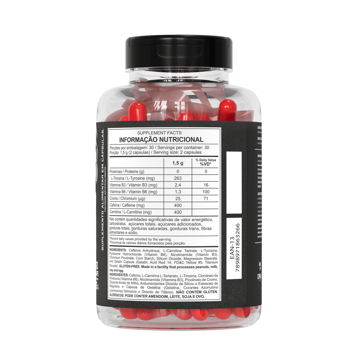 Termogênico Dark Mamba 60 cápsulas