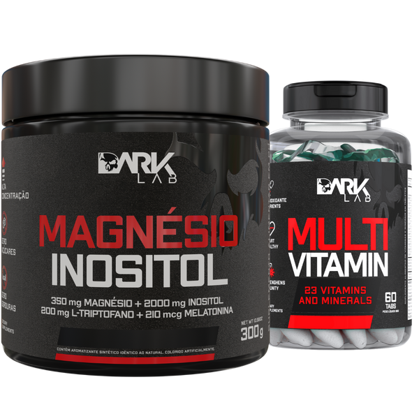 Kit Magnésio Inositol + Multivitamin