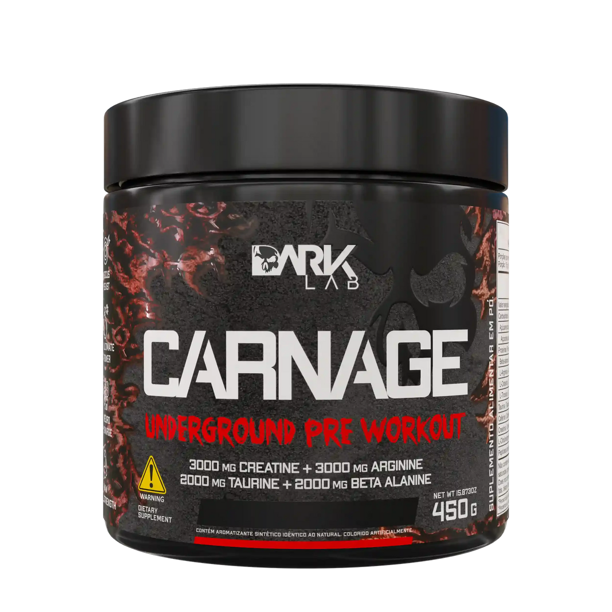 Carnage Underground Pre Workout 450g
