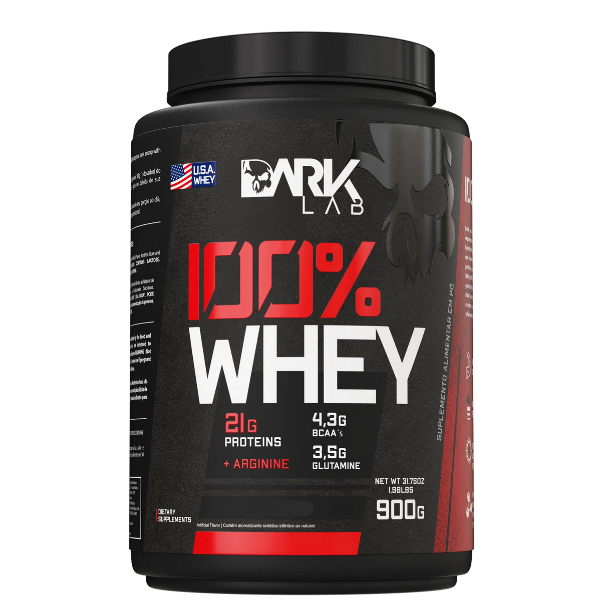 100% Whey Protein Pote 900g