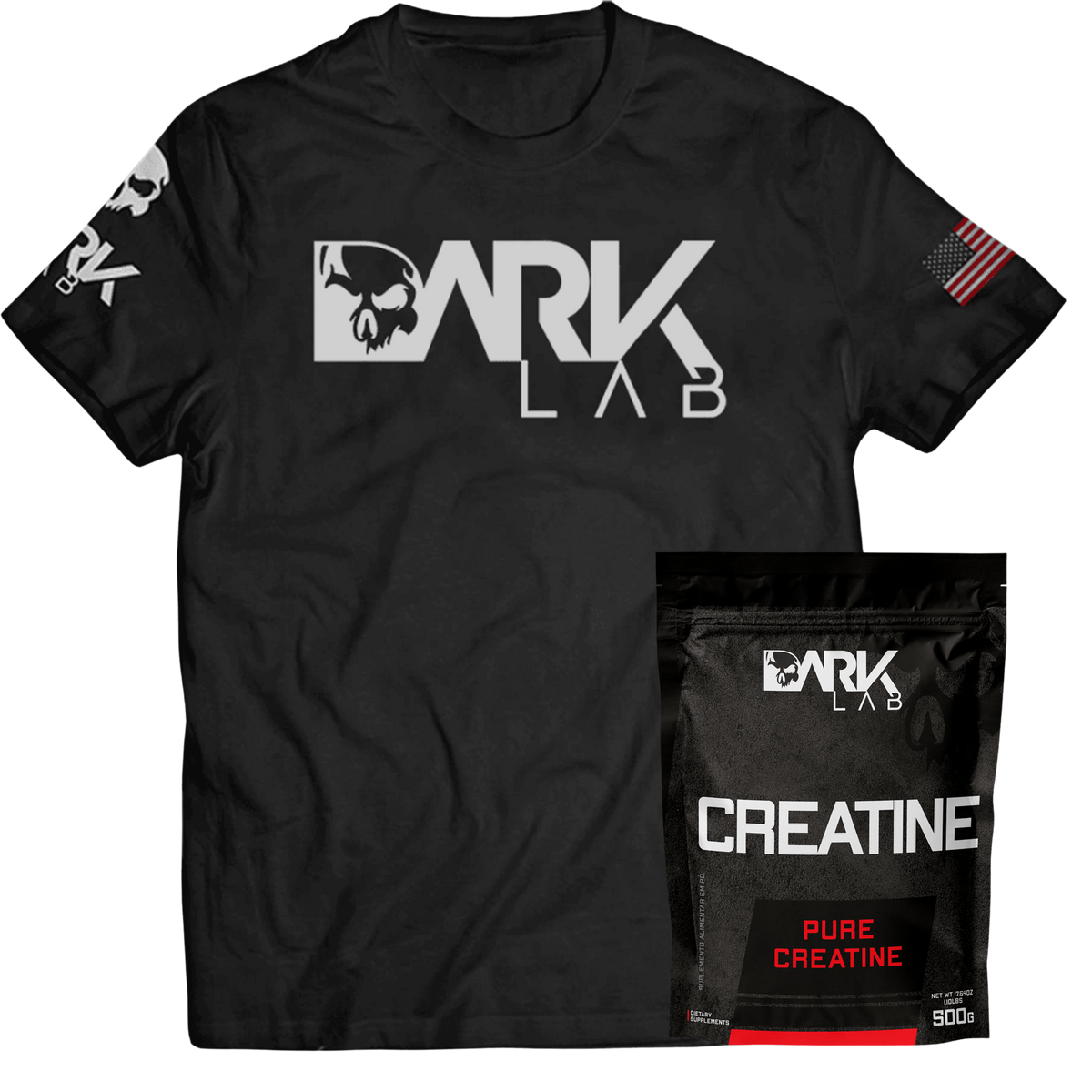 Kit Creatina Pura + Camiseta Dry-fit 2.0