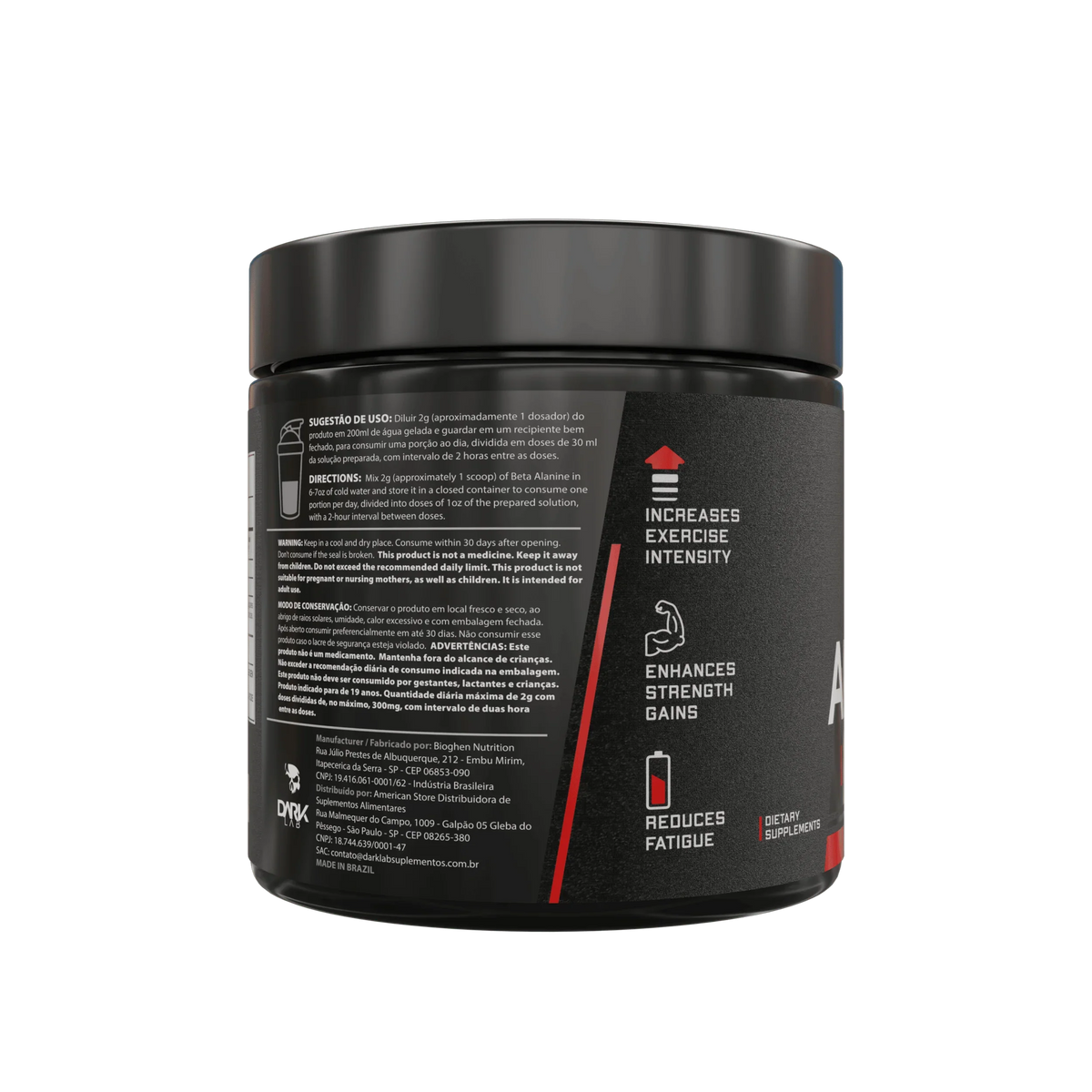 Beta Alanina 100% Pura 150g