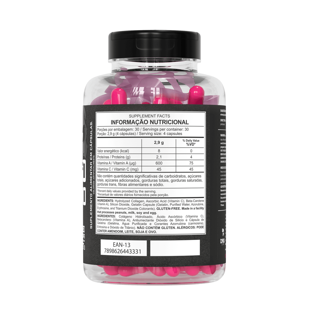 Kit 3 Colágeno Hidrolisado 120 Cápsulas