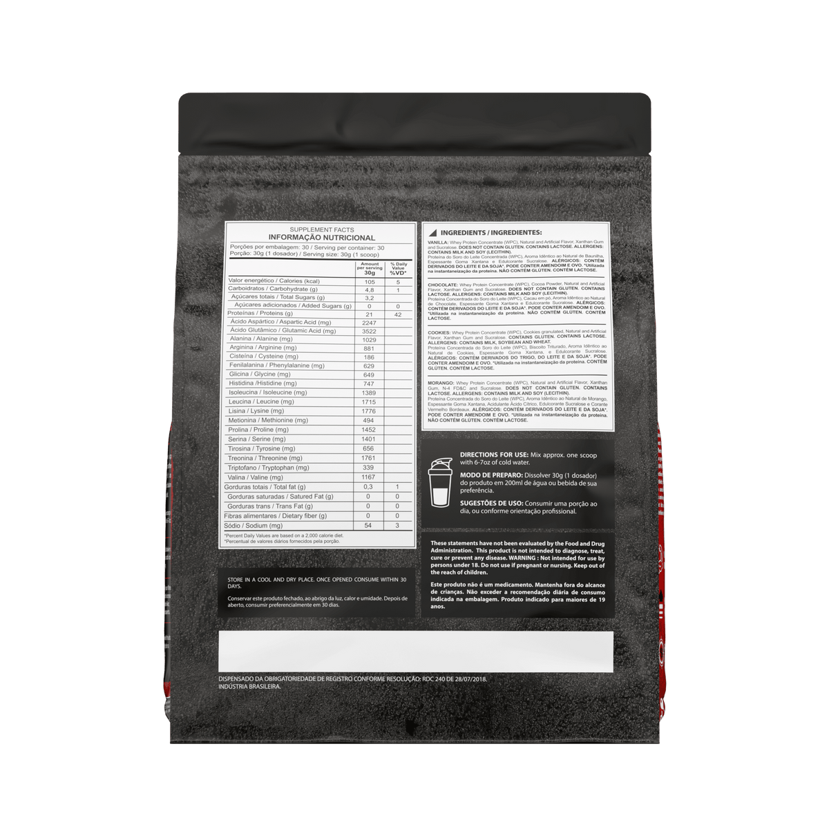 Kit 2x 100% Whey Protein Refil 900g